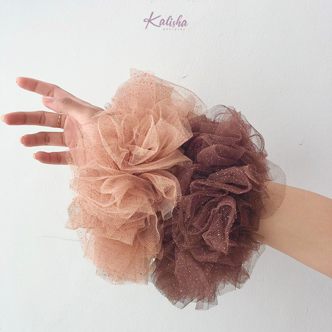 Scrunchie Hijab Ikat Rambut Mini - Produk perawatan kaki dan tangan