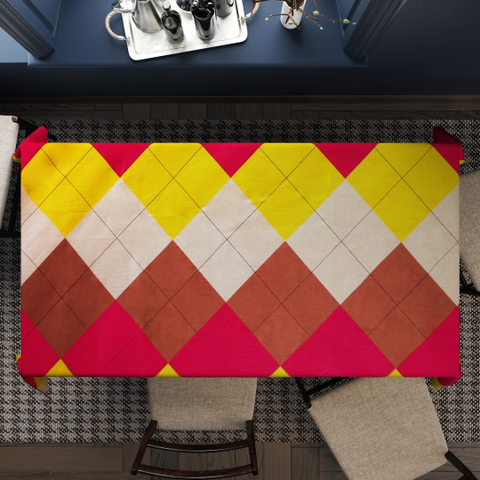 Berkah saluyu taplak alas meja makan dan ruang tamu persegi panjang motif terbaru - masukkeranjang.com