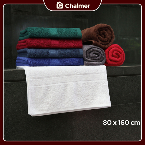 Chalmer handuk besar chalmer jumbo 80 x 160 cm handuk mandi handuk pantai beach towel pool towel - masukkeranjang.com