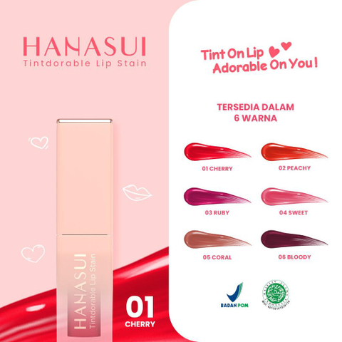 Elysia hanasui tintdorable lip stain lip tint - masukkeranjang.com