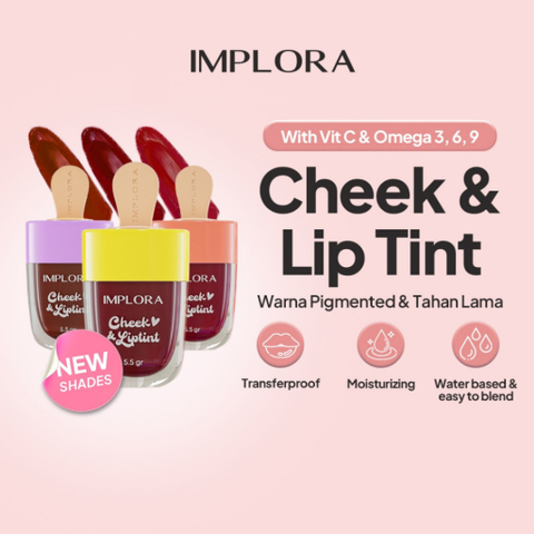 Elysia implora cheek 26 lip tint ice cream - masukkeranjang.com