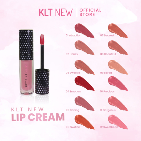 Klt new klt lip cream 10 precious by glads 2ml - masukkeranjang.com