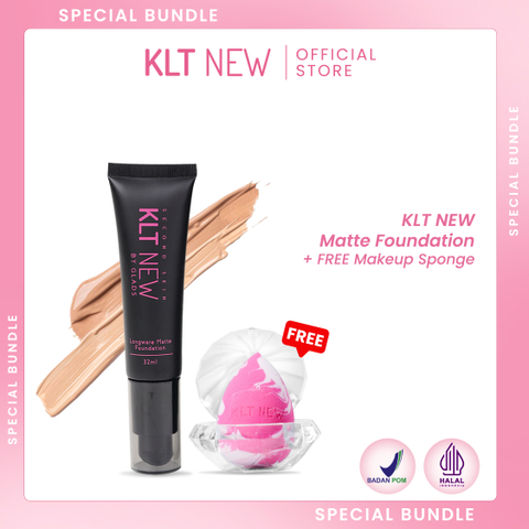 Klt new klt new by glads second skin longwear matte foundation - masukkeranjang.com