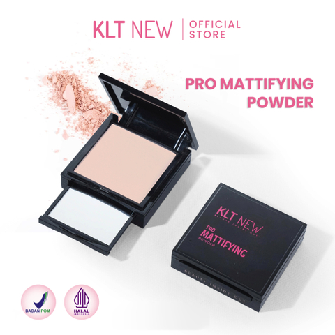 Klt new klt new pro mattifiying compact powder bedak padat 02 natural - masukkeranjang.com
