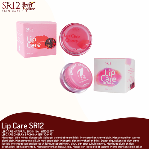 Lip care sr12 lip balm melembabkan bibir bibir kering bibir hitam mengembalikan warna bibi - masukkeranjang.com