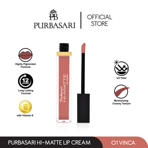 Purbasari purbasari hi matte lip cream 2f matte lipcream 2f matte lipstick le - masukkeranjang.com