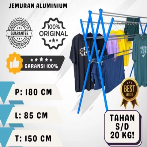 Rizki electronics jemuran baju aluminium tulip warna - masukkeranjang.com