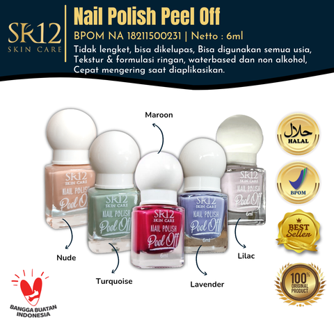 Sr12 herbal skincare nail polish peel off - masukkeranjang.com