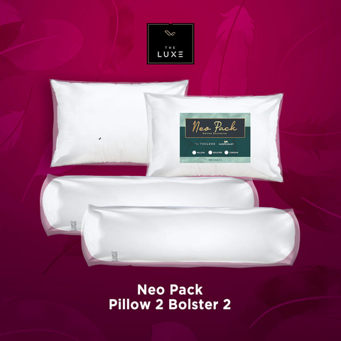 The luxe neo pack pillow bolster compact - masukkeranjang.com